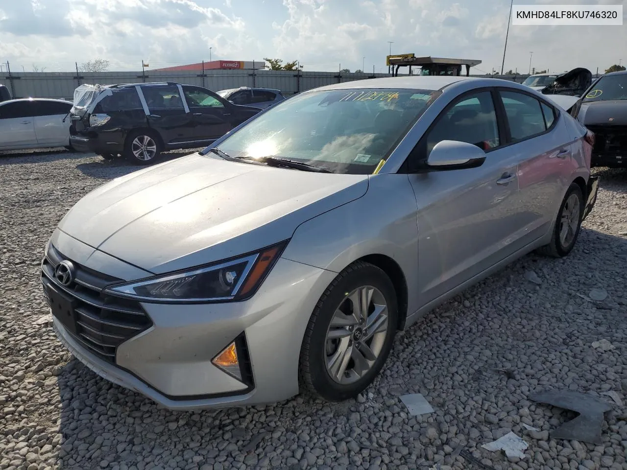 2019 Hyundai Elantra Sel VIN: KMHD84LF8KU746320 Lot: 71712984