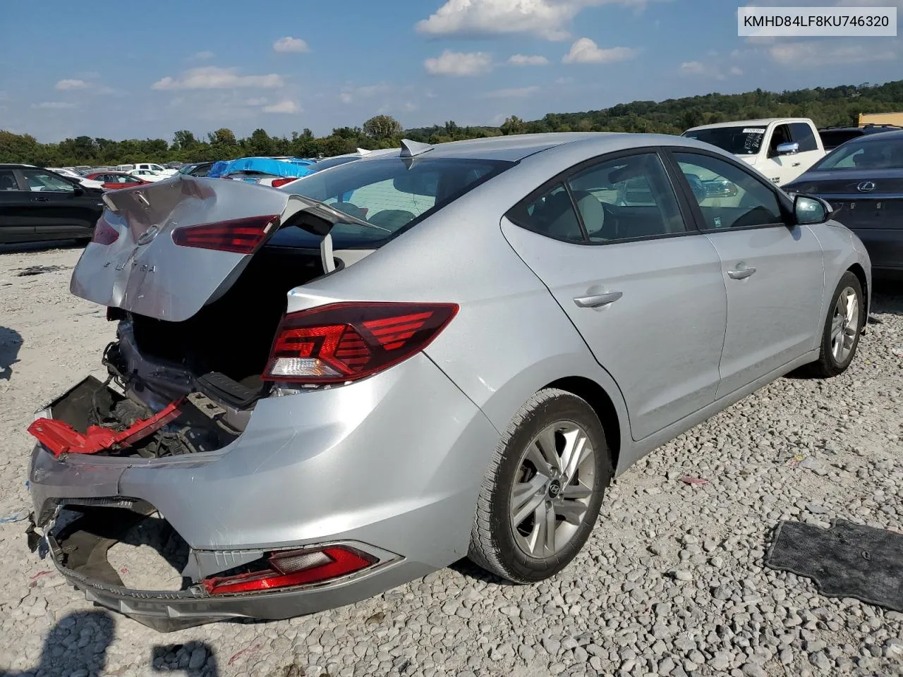 KMHD84LF8KU746320 2019 Hyundai Elantra Sel