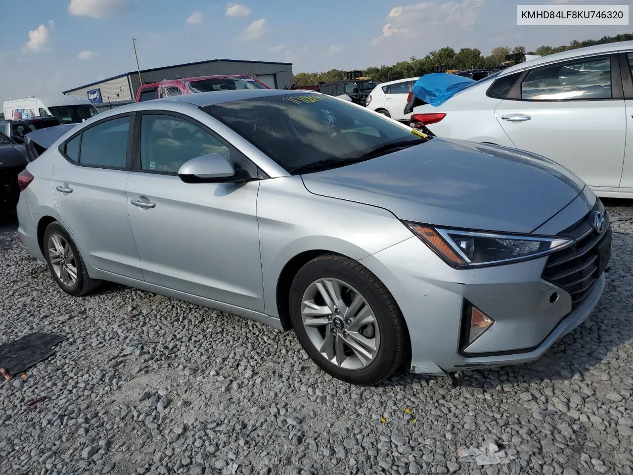 KMHD84LF8KU746320 2019 Hyundai Elantra Sel