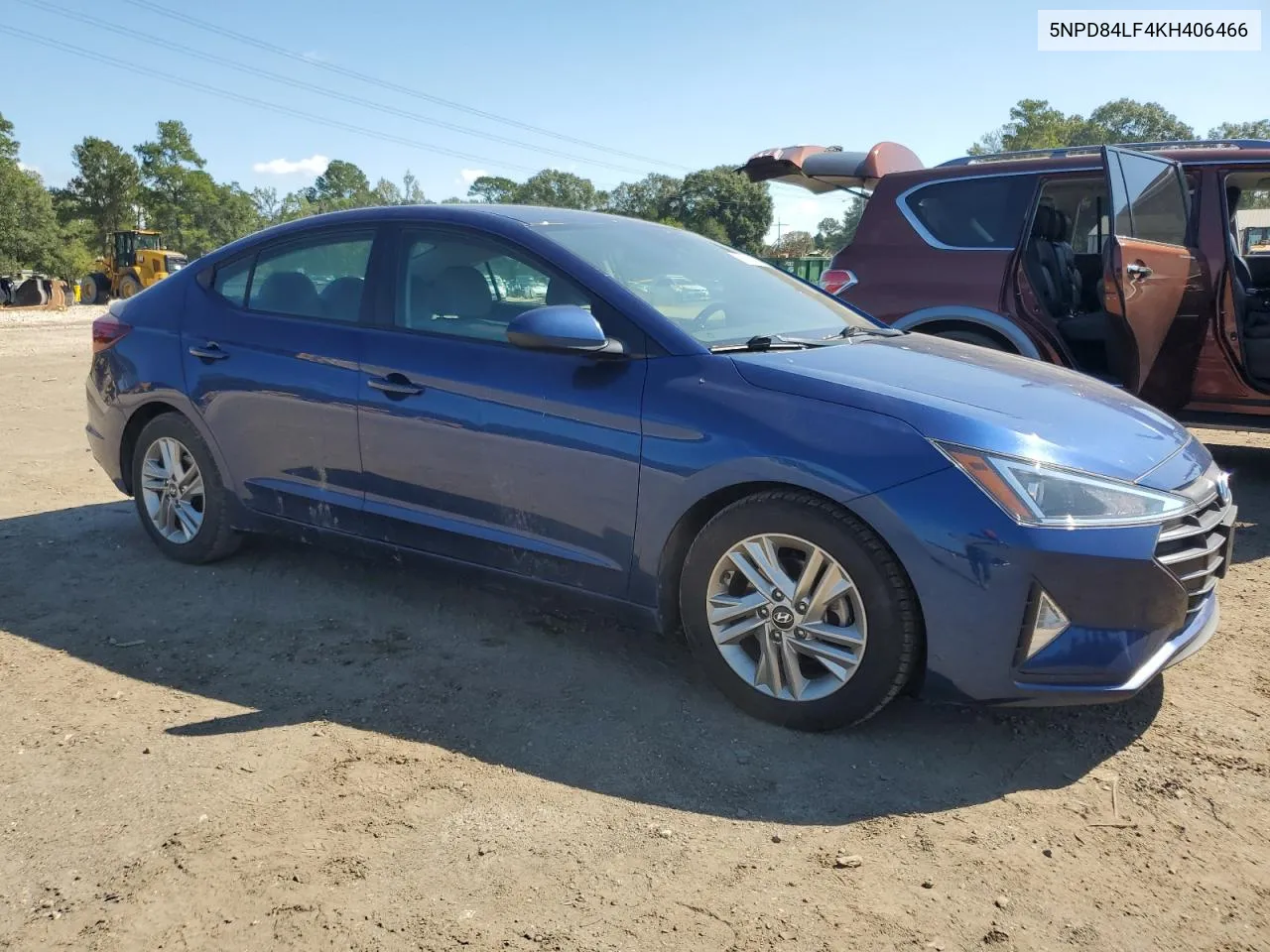 2019 Hyundai Elantra Sel VIN: 5NPD84LF4KH406466 Lot: 71754424