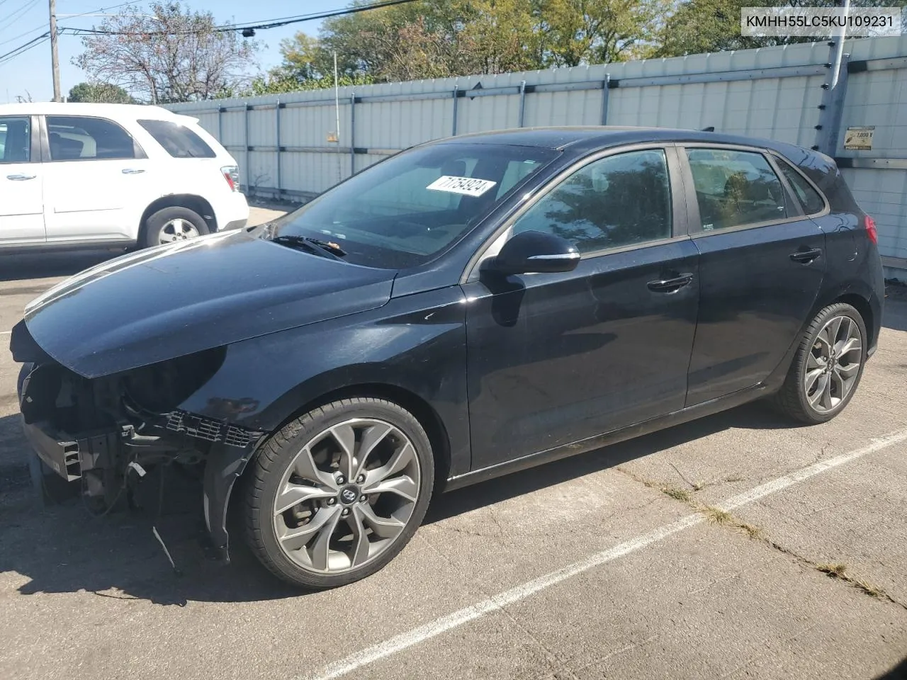 KMHH55LC5KU109231 2019 Hyundai Elantra Gt N Line