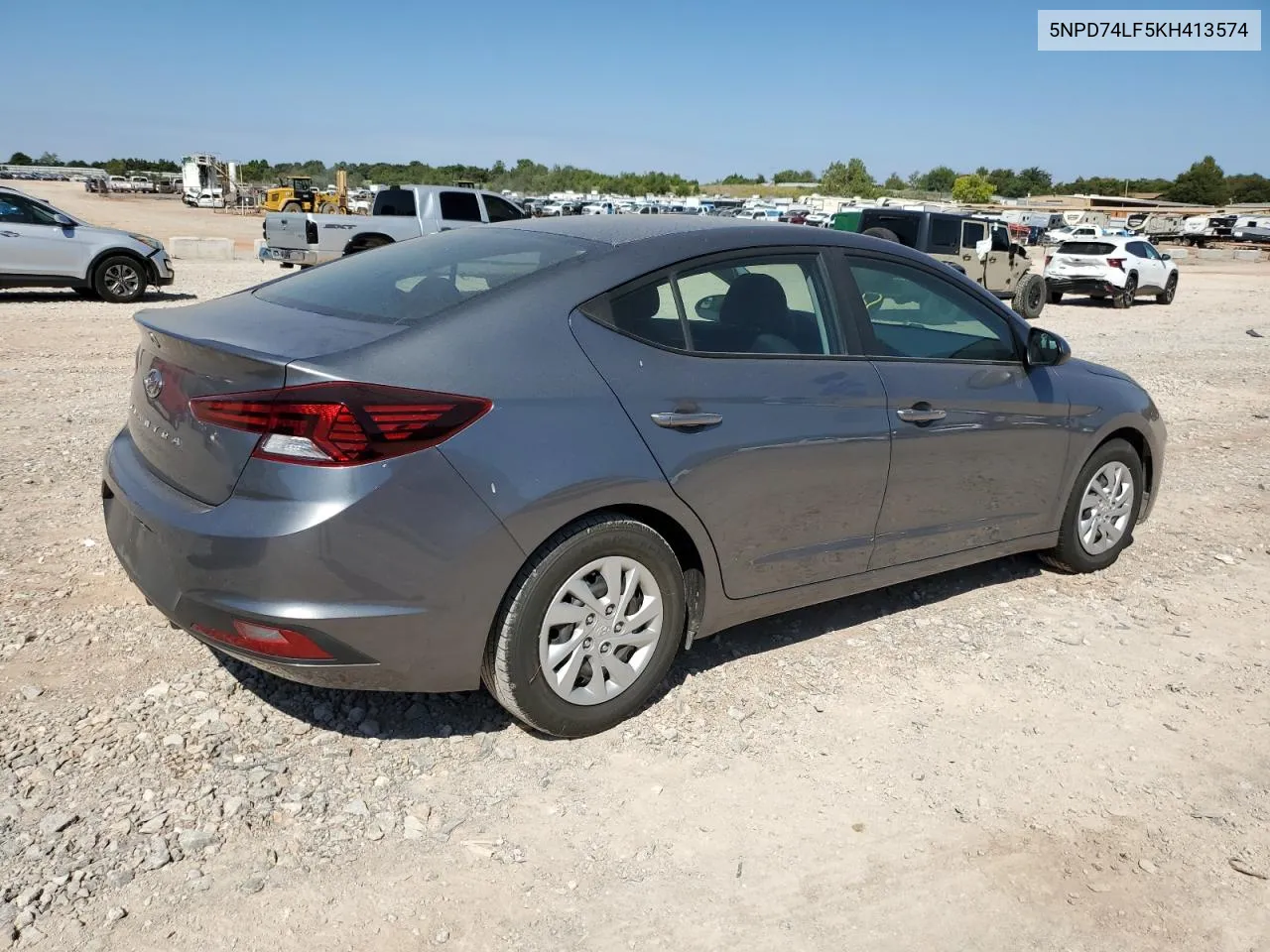 2019 Hyundai Elantra Se VIN: 5NPD74LF5KH413574 Lot: 71760574