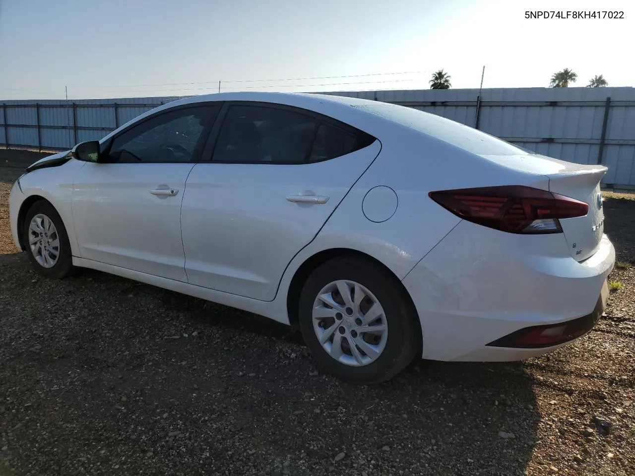 2019 Hyundai Elantra Se VIN: 5NPD74LF8KH417022 Lot: 71797384