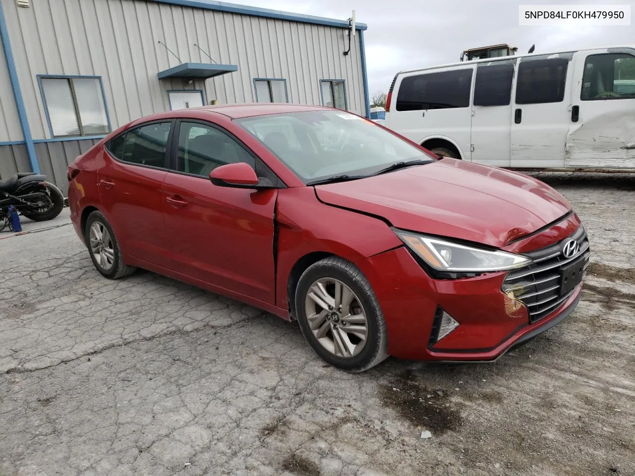 2019 Hyundai Elantra Sel VIN: 5NPD84LF0KH479950 Lot: 71801214