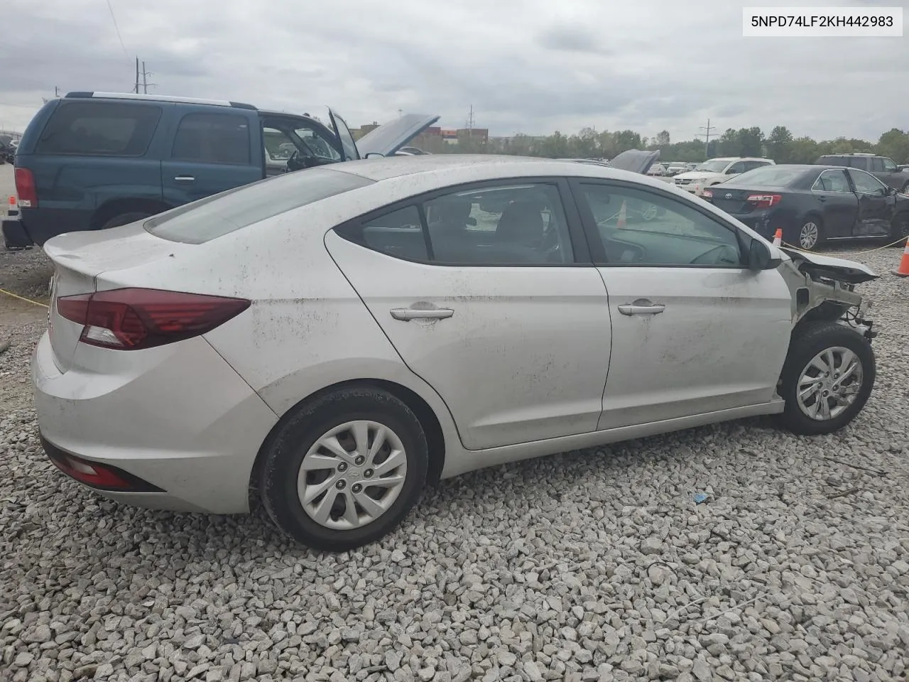 2019 Hyundai Elantra Se VIN: 5NPD74LF2KH442983 Lot: 71838314