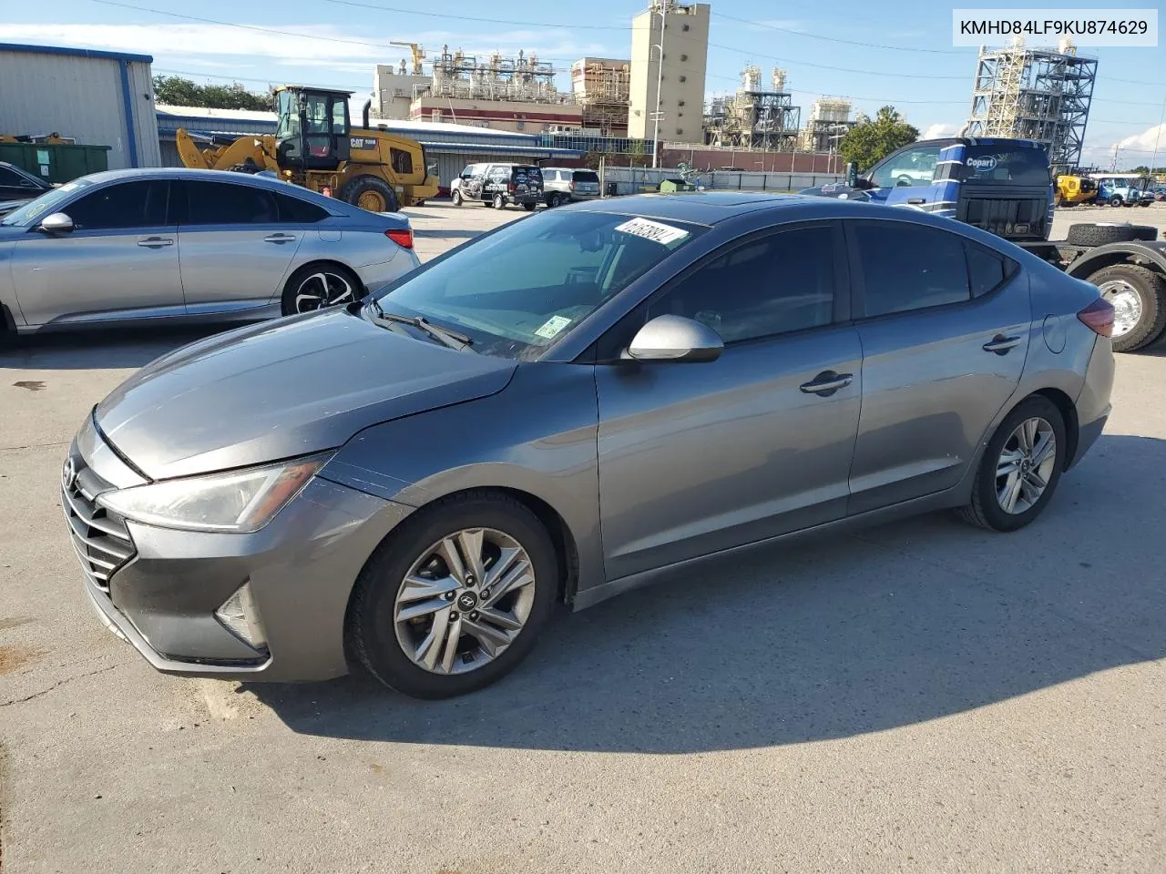 2019 Hyundai Elantra Sel VIN: KMHD84LF9KU874629 Lot: 71882974