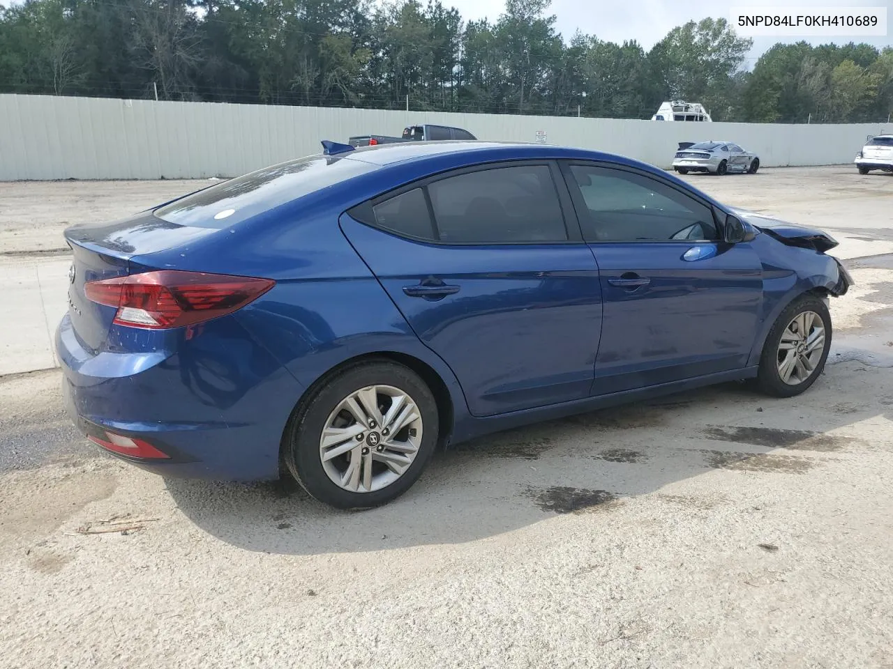 2019 Hyundai Elantra Sel VIN: 5NPD84LF0KH410689 Lot: 71920334