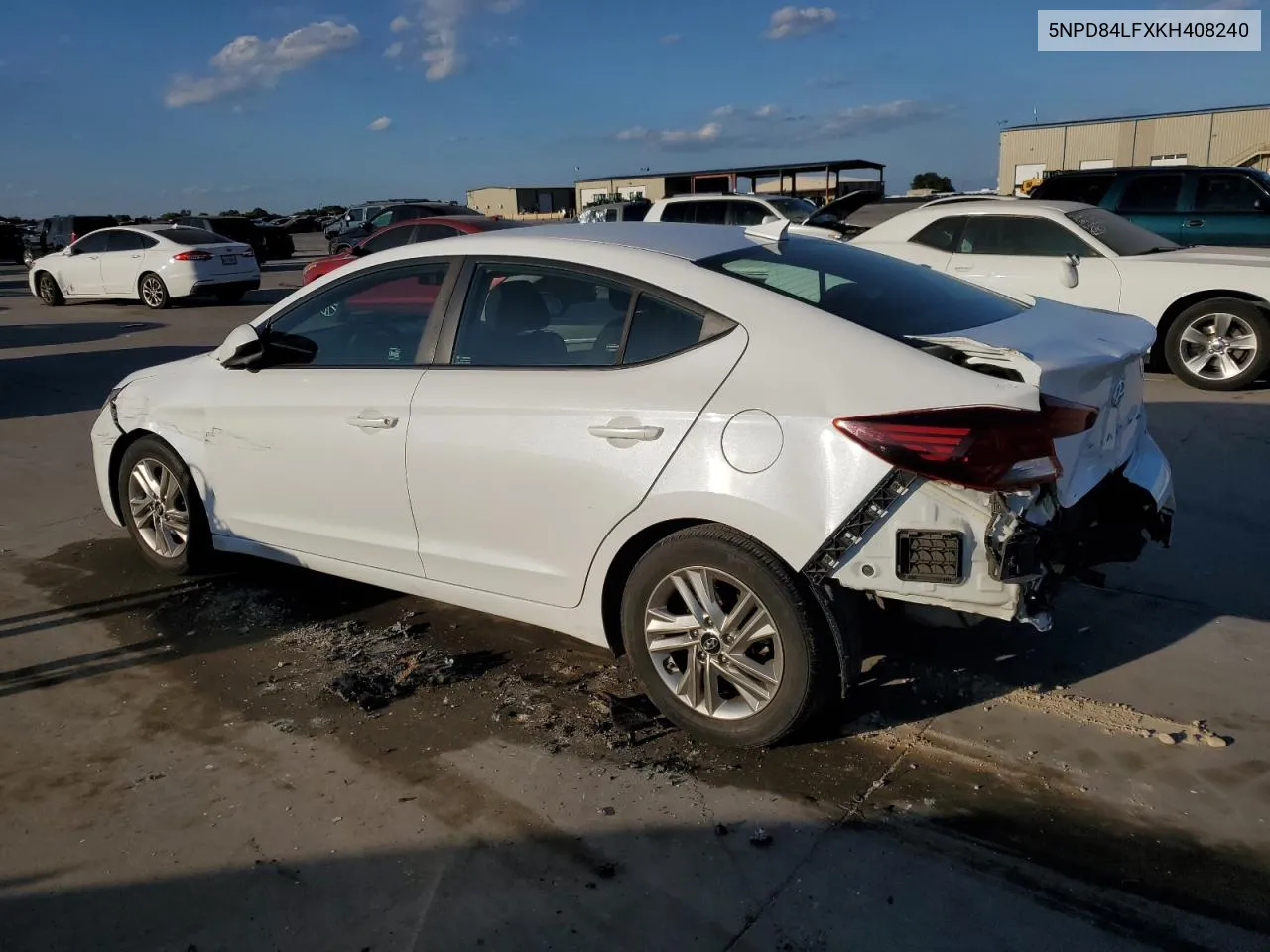 2019 Hyundai Elantra Sel VIN: 5NPD84LFXKH408240 Lot: 72088484