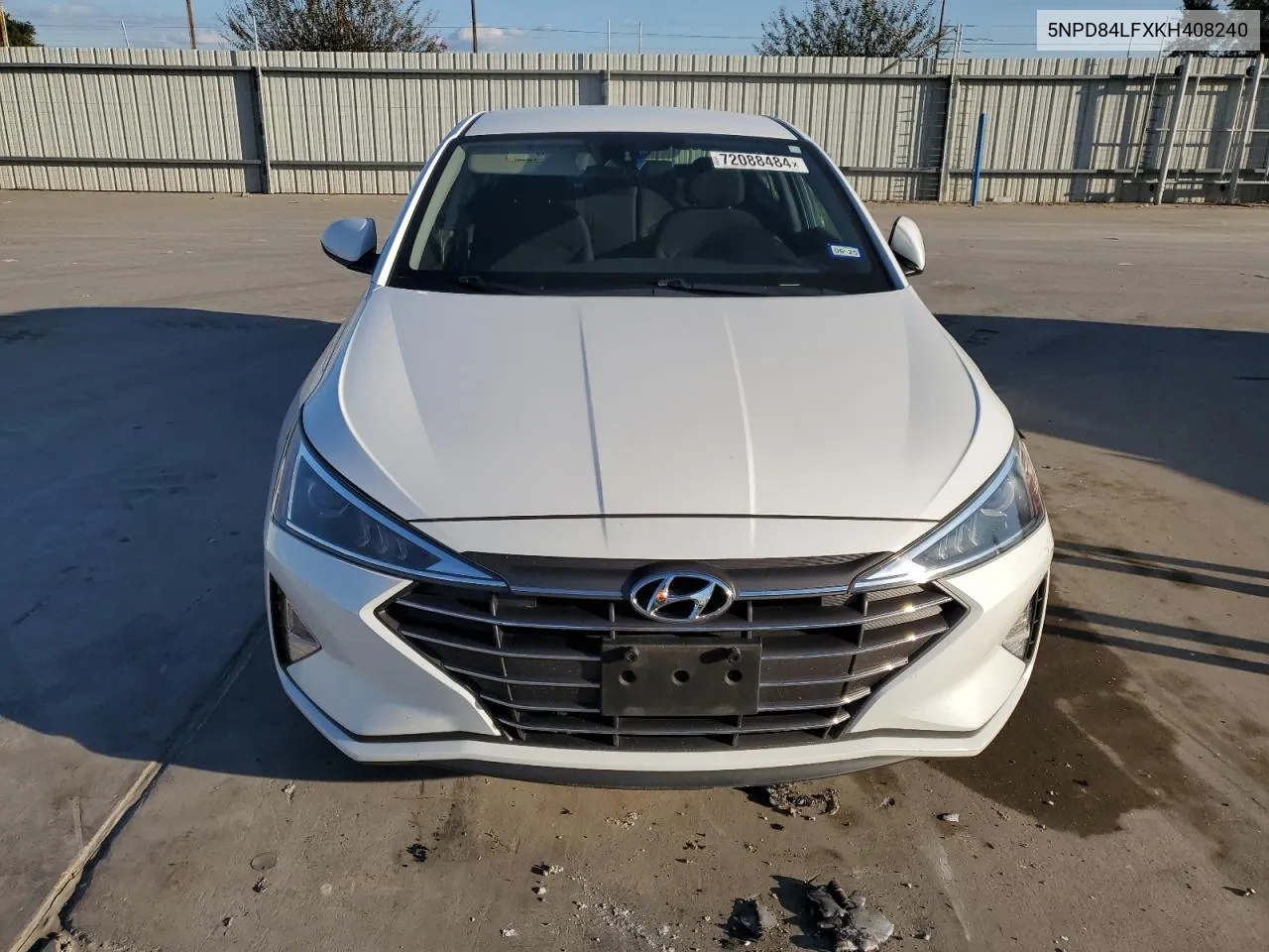 5NPD84LFXKH408240 2019 Hyundai Elantra Sel