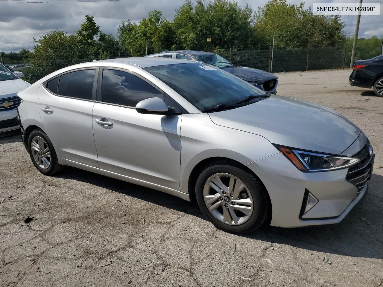 2019 Hyundai Elantra Sel VIN: 5NPD84LF7KH428901 Lot: 72189724