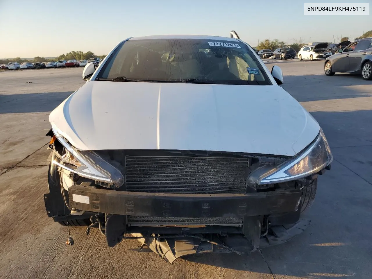 2019 Hyundai Elantra Sel VIN: 5NPD84LF9KH475119 Lot: 72271804