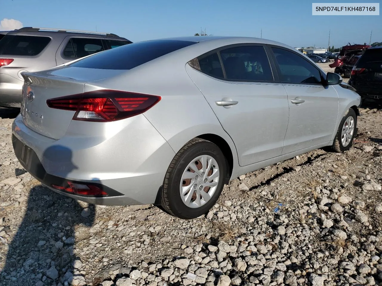 2019 Hyundai Elantra Se VIN: 5NPD74LF1KH487168 Lot: 72280884