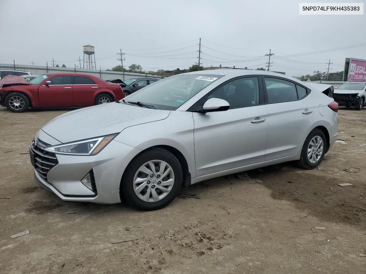 2019 Hyundai Elantra Se VIN: 5NPD74LF9KH435383 Lot: 72320724