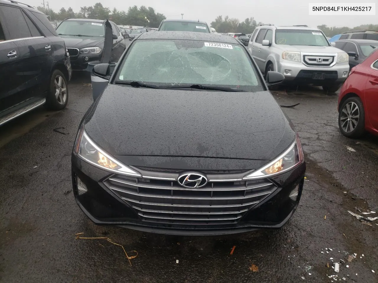 2019 Hyundai Elantra Sel VIN: 5NPD84LF1KH425217 Lot: 72358124