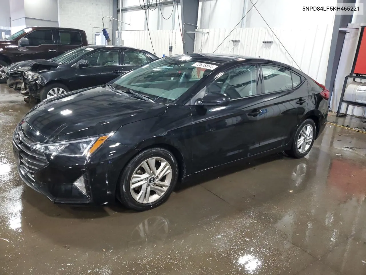 2019 Hyundai Elantra Sel VIN: 5NPD84LF5KH465221 Lot: 72633864