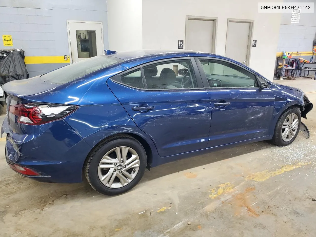 2019 Hyundai Elantra Sel VIN: 5NPD84LF6KH471142 Lot: 72652704