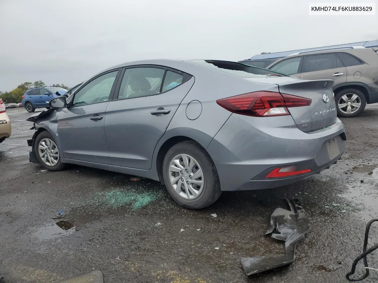 KMHD74LF6KU883629 2019 Hyundai Elantra Se