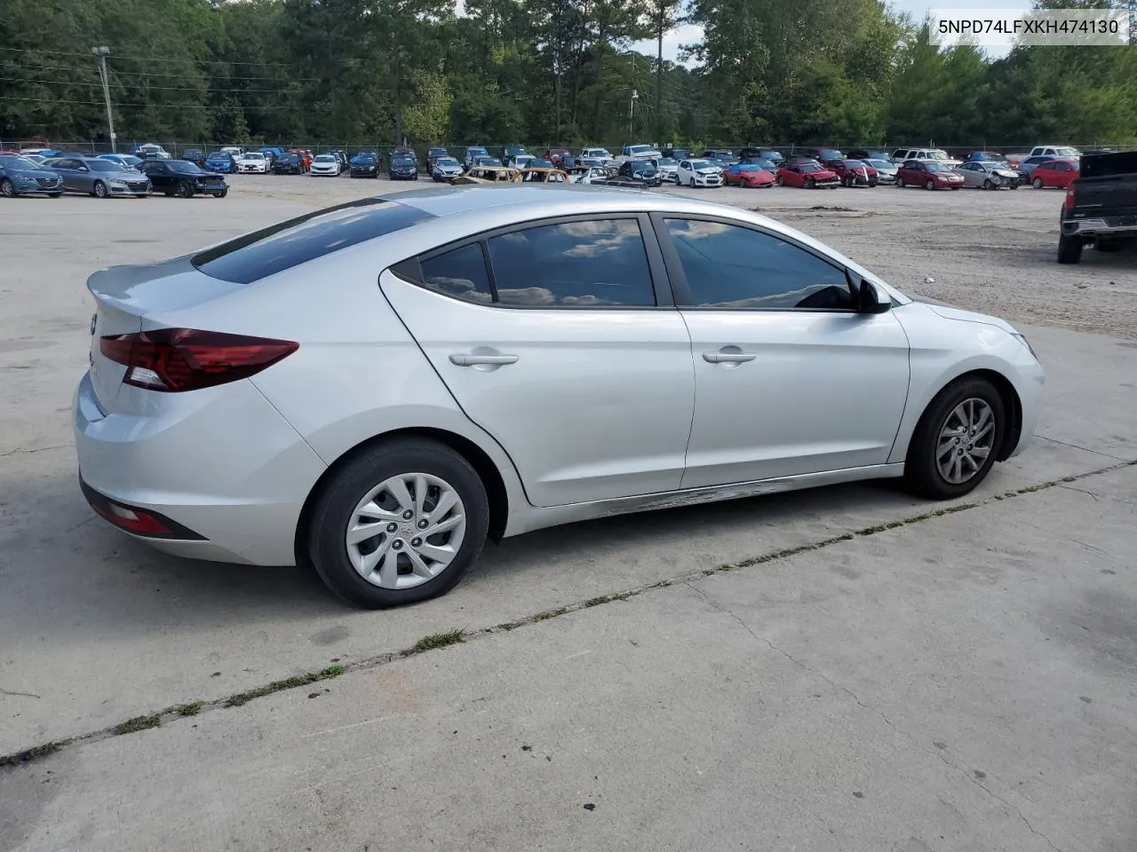 2019 Hyundai Elantra Se VIN: 5NPD74LFXKH474130 Lot: 72693974