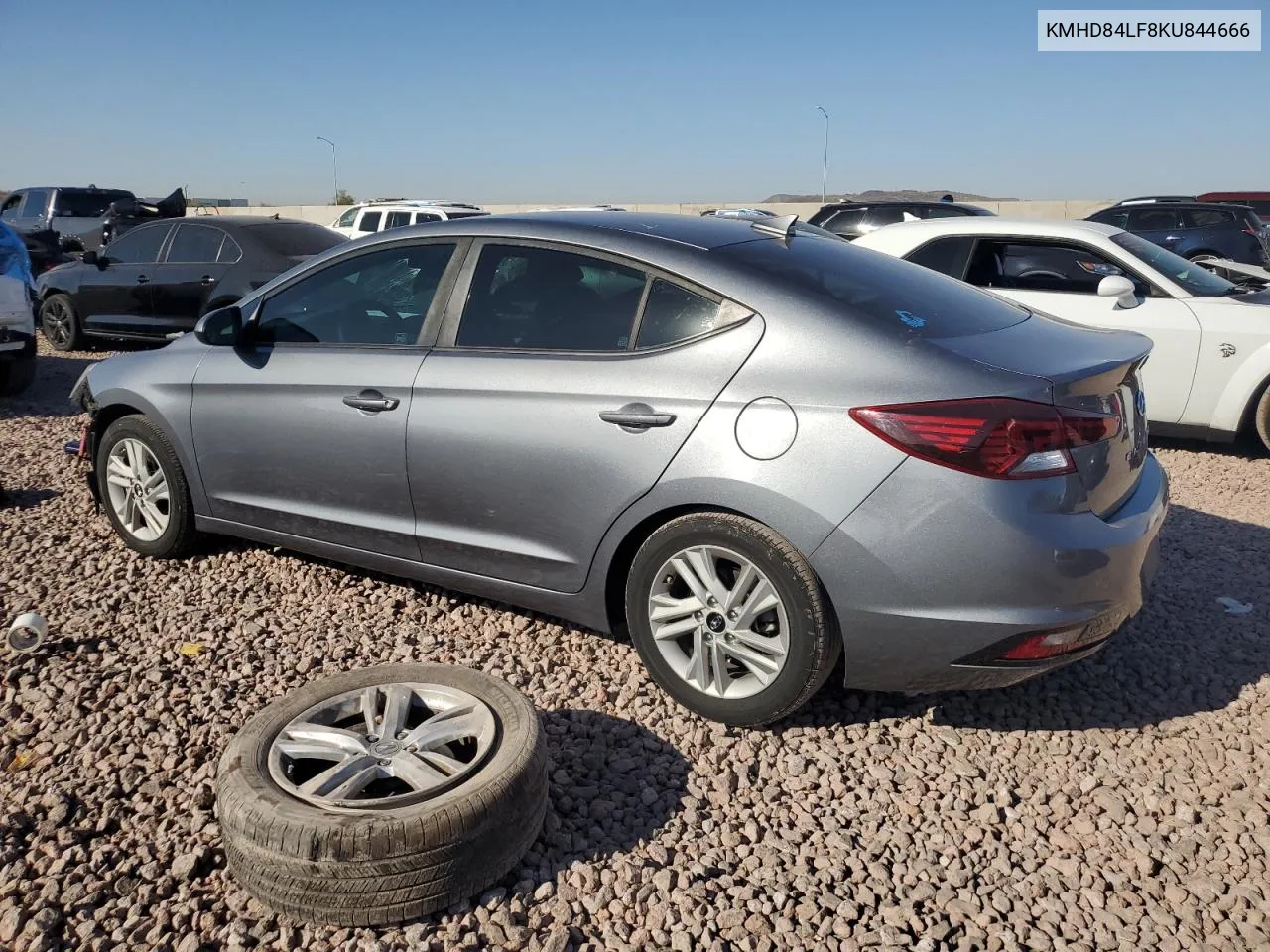 2019 Hyundai Elantra Sel VIN: KMHD84LF8KU844666 Lot: 72795144