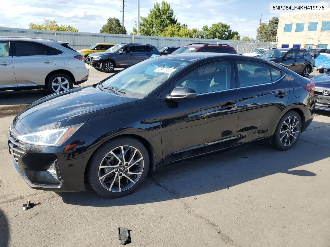 2019 Hyundai Elantra Sel VIN: 5NPD84LF4KH419976 Lot: 72917824