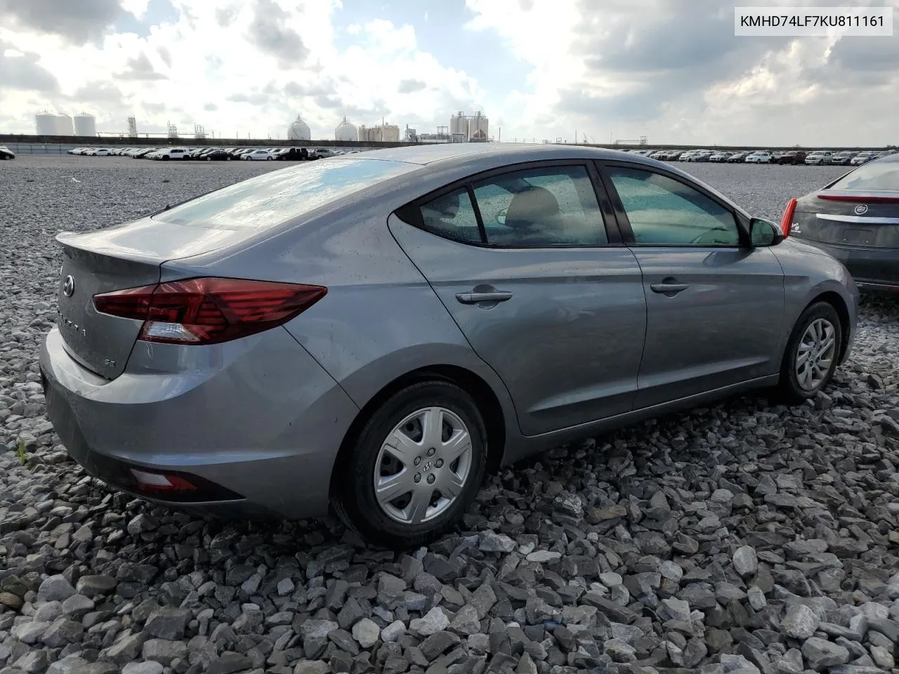 2019 Hyundai Elantra Se VIN: KMHD74LF7KU811161 Lot: 72980274