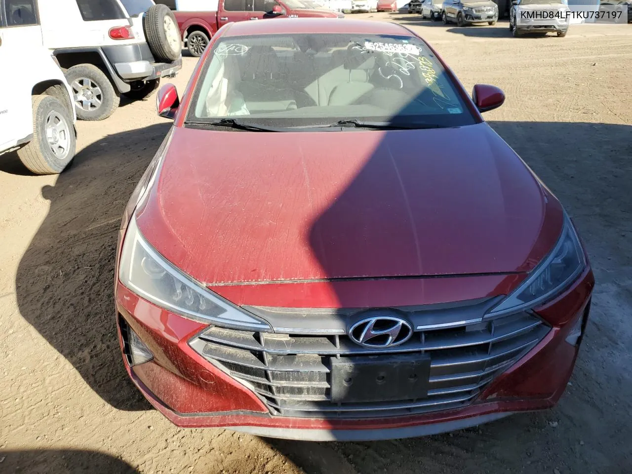 KMHD84LF1KU737197 2019 Hyundai Elantra Sel