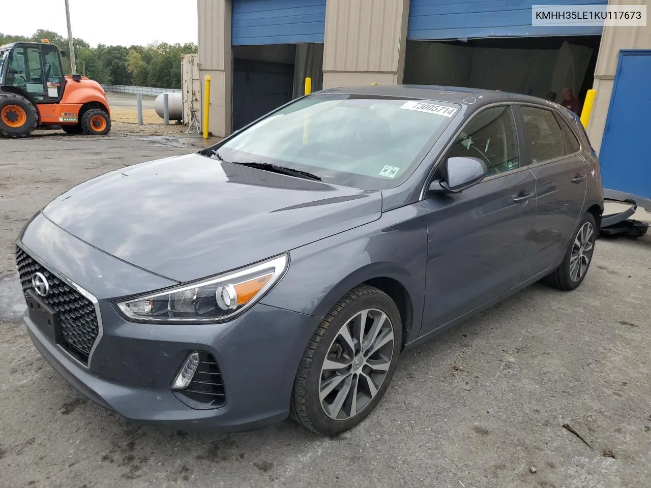 2019 Hyundai Elantra Gt VIN: KMHH35LE1KU117673 Lot: 73005714