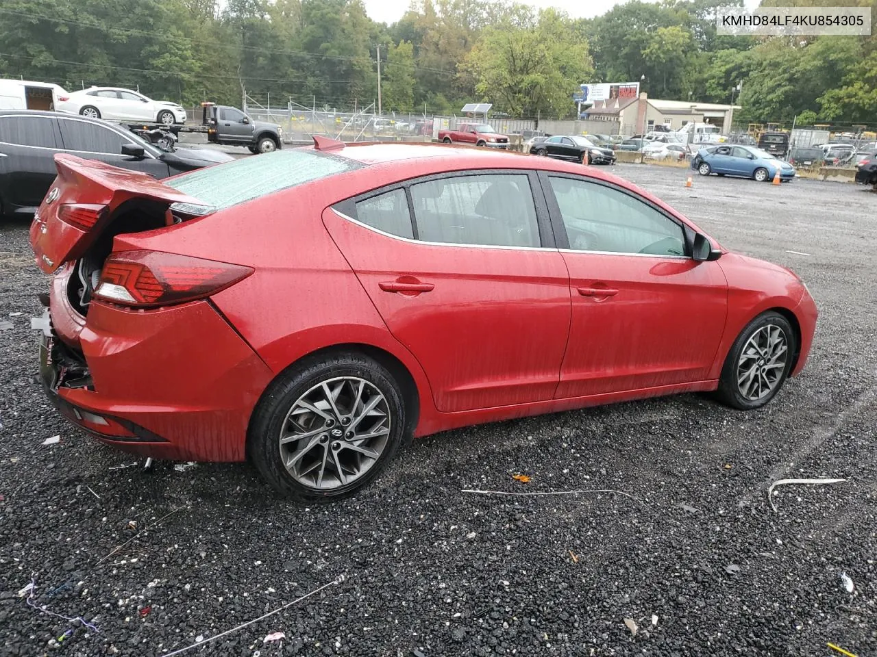 2019 Hyundai Elantra Sel VIN: KMHD84LF4KU854305 Lot: 73025564