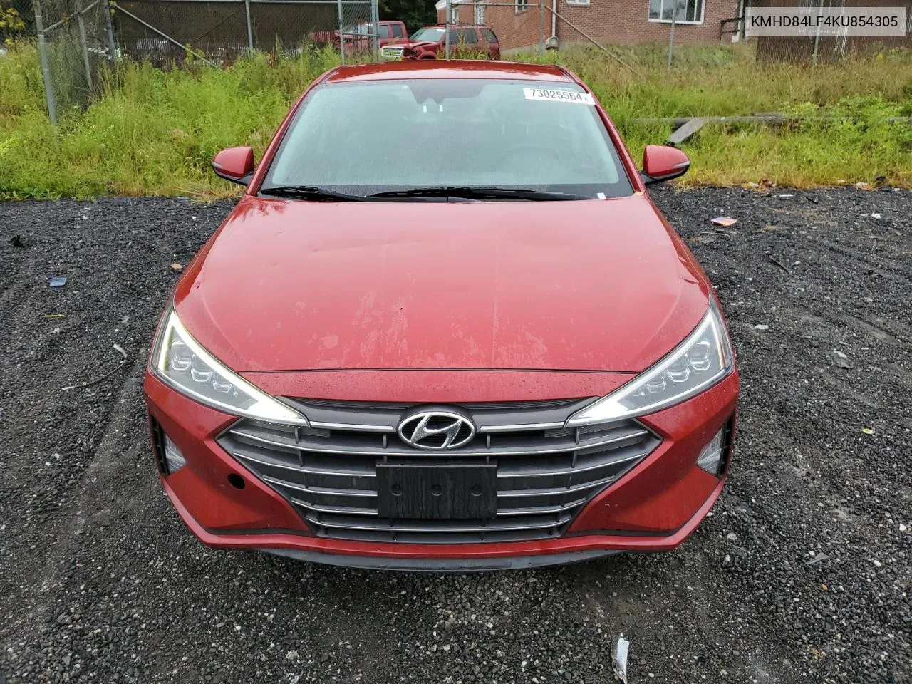 2019 Hyundai Elantra Sel VIN: KMHD84LF4KU854305 Lot: 73025564