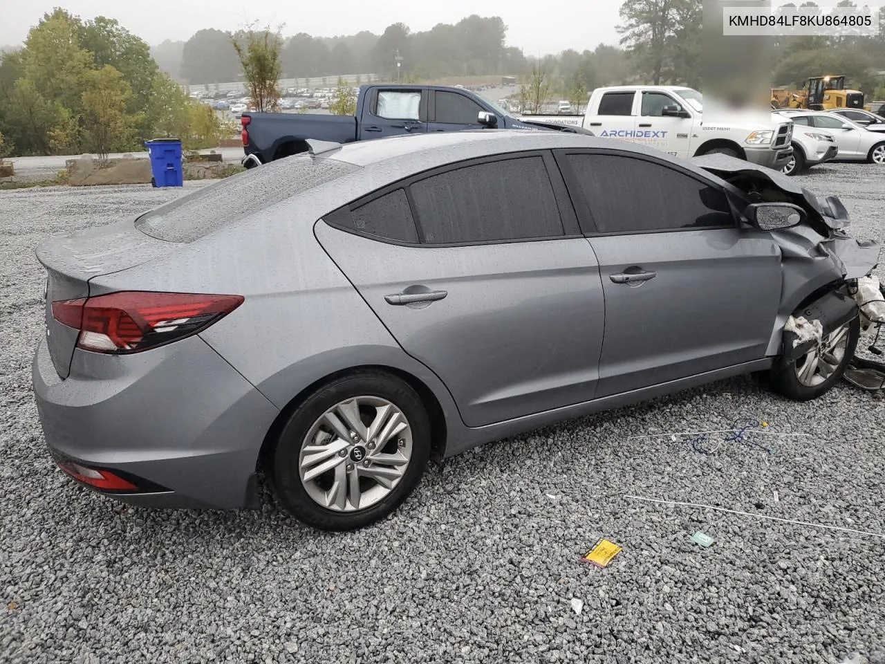 2019 Hyundai Elantra Sel VIN: KMHD84LF8KU864805 Lot: 73027234