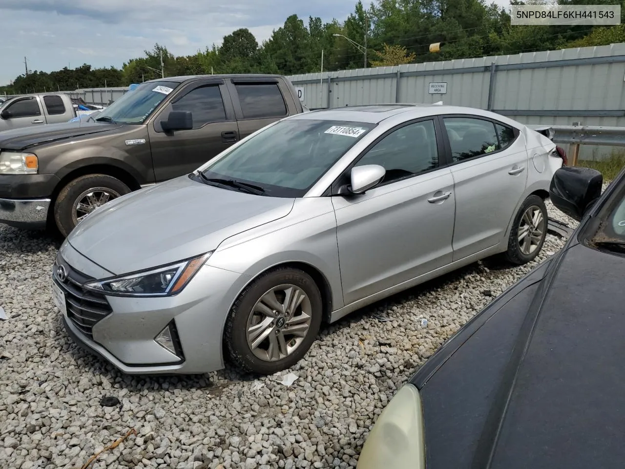 2019 Hyundai Elantra Sel VIN: 5NPD84LF6KH441543 Lot: 73110854