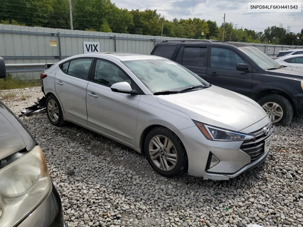 2019 Hyundai Elantra Sel VIN: 5NPD84LF6KH441543 Lot: 73110854