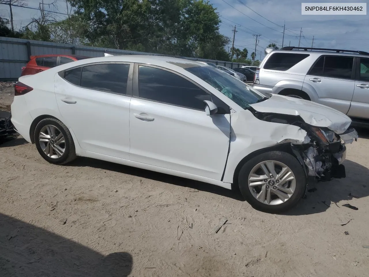 2019 Hyundai Elantra Sel VIN: 5NPD84LF6KH430462 Lot: 73116064