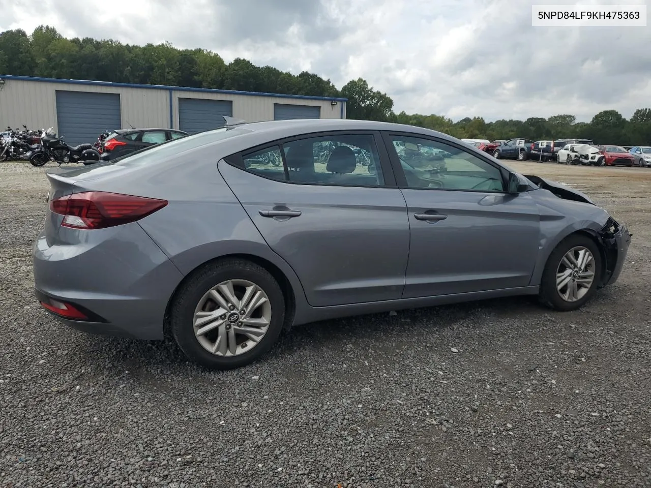 2019 Hyundai Elantra Sel VIN: 5NPD84LF9KH475363 Lot: 73160684