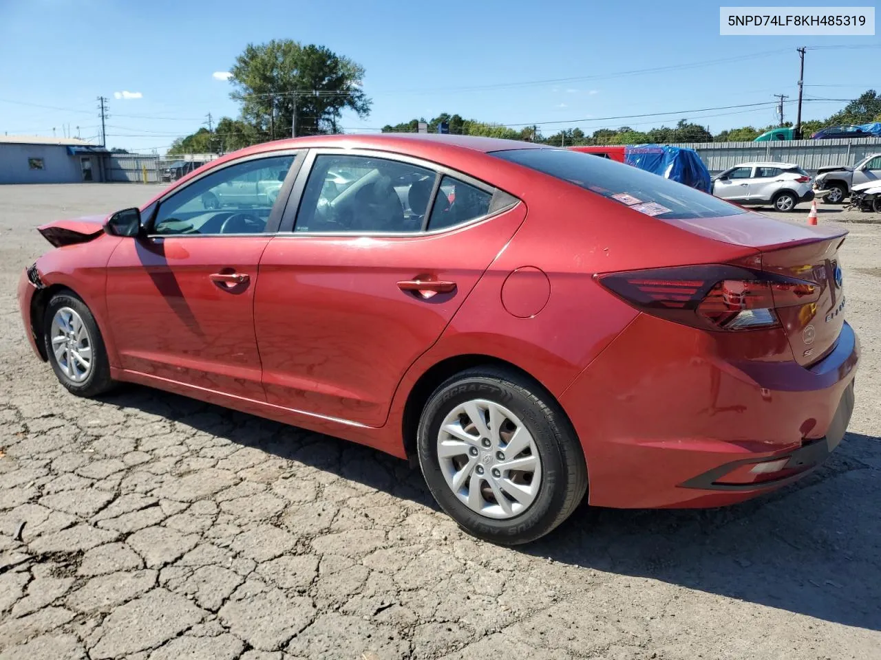 2019 Hyundai Elantra Se VIN: 5NPD74LF8KH485319 Lot: 73234104