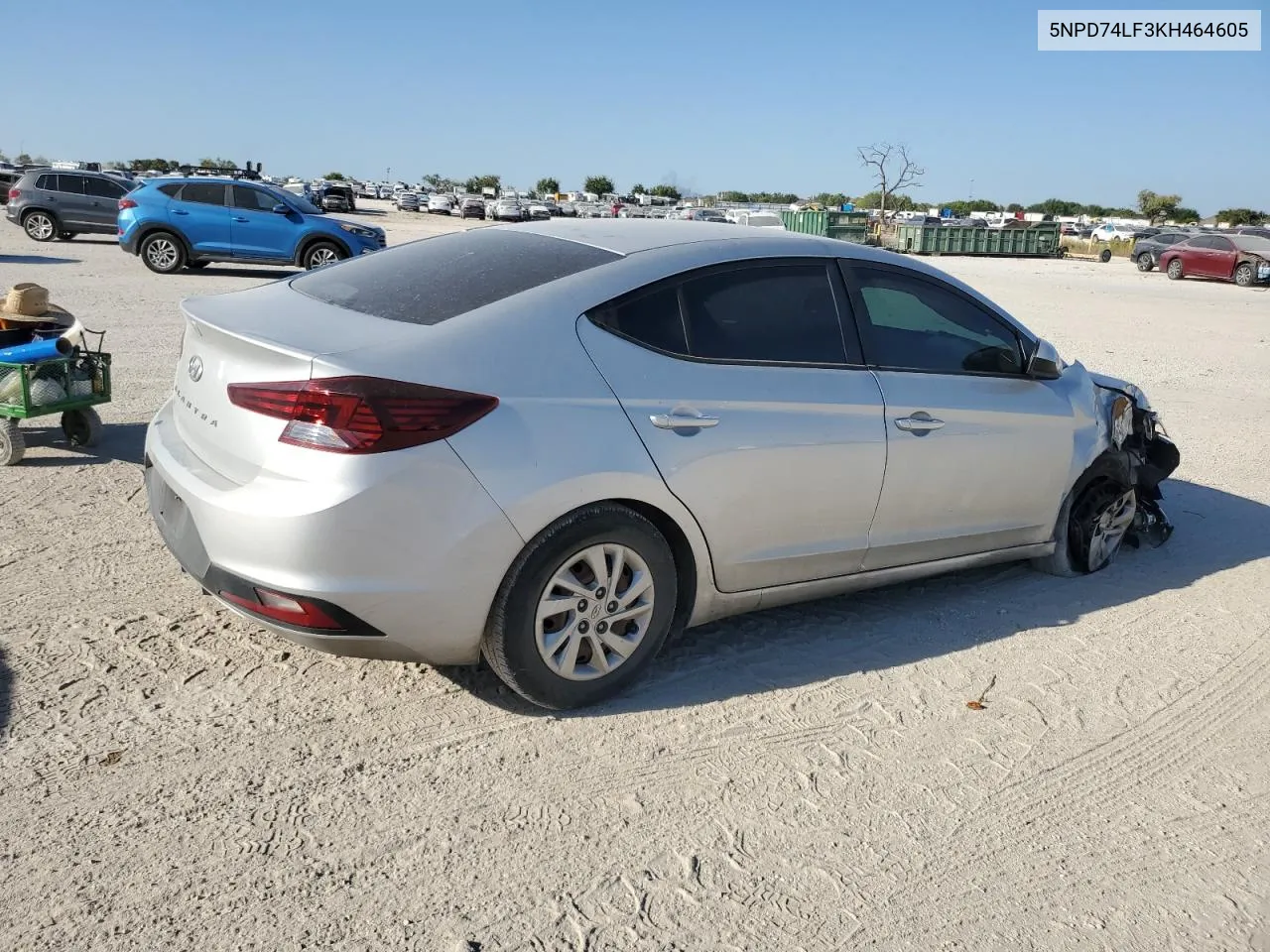 2019 Hyundai Elantra Se VIN: 5NPD74LF3KH464605 Lot: 73256134