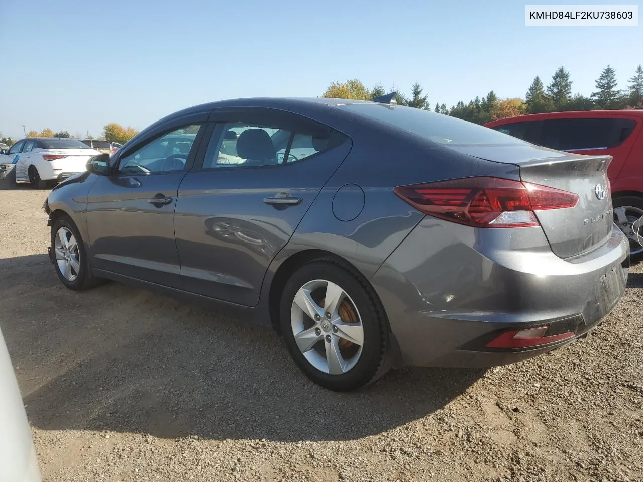 KMHD84LF2KU738603 2019 Hyundai Elantra Sel