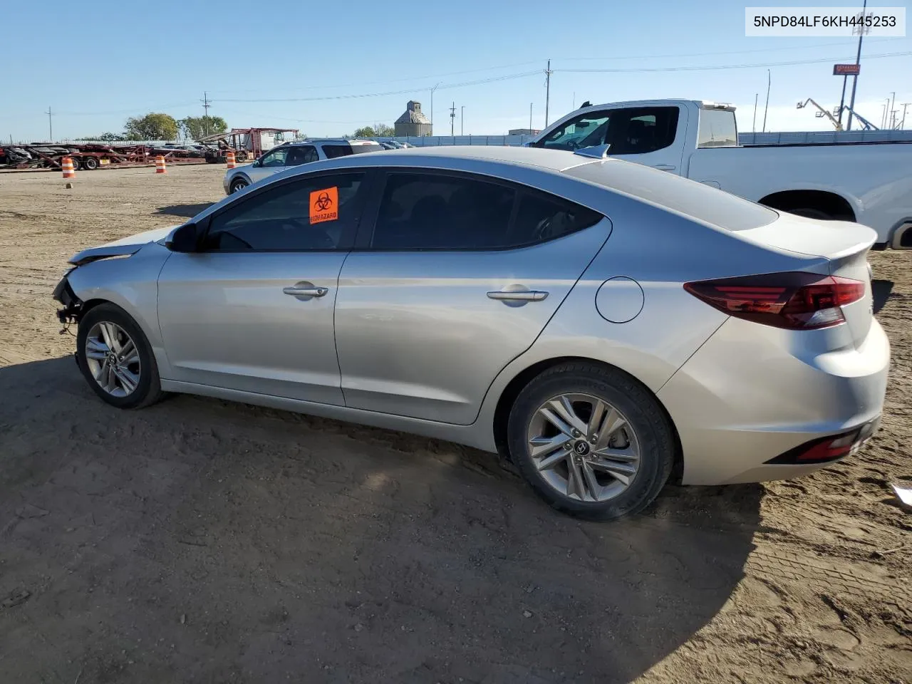 2019 Hyundai Elantra Sel VIN: 5NPD84LF6KH445253 Lot: 73327564