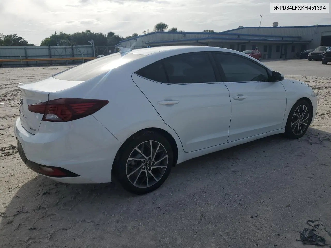 2019 Hyundai Elantra Sel VIN: 5NPD84LFXKH451394 Lot: 73345704