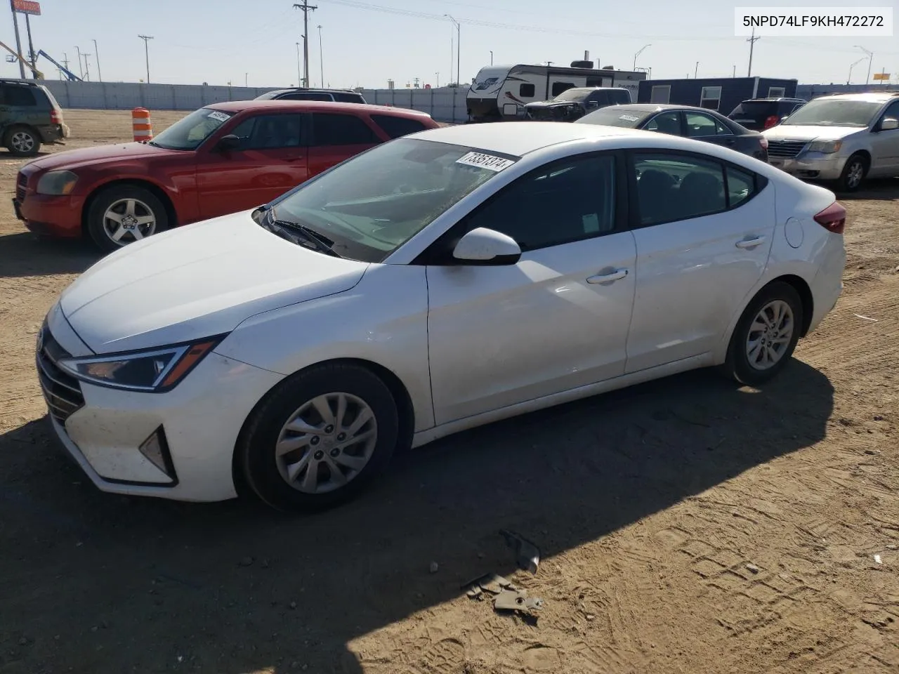 5NPD74LF9KH472272 2019 Hyundai Elantra Se