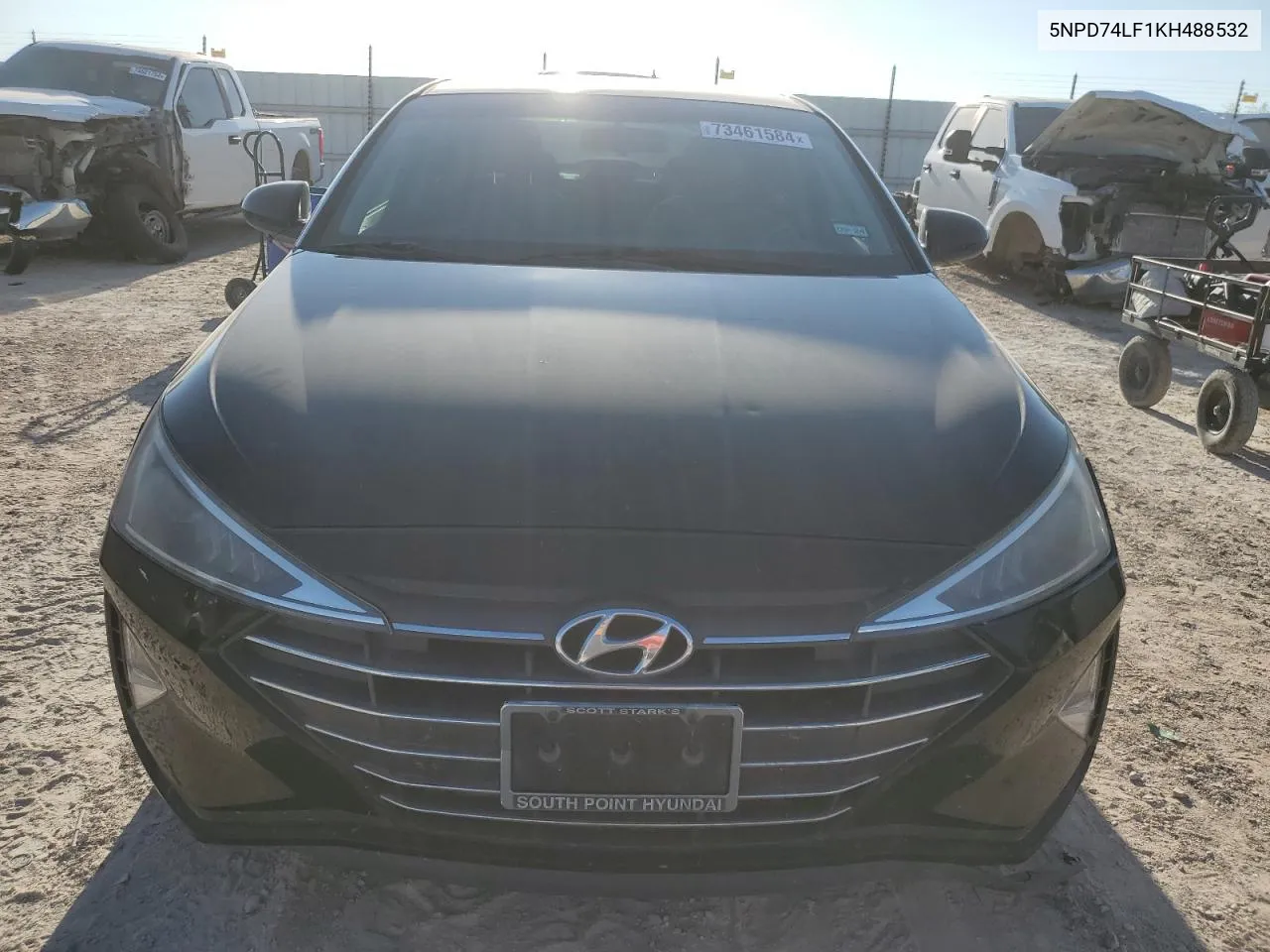 2019 Hyundai Elantra Se VIN: 5NPD74LF1KH488532 Lot: 73461584