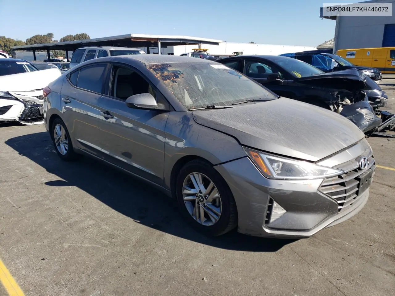 2019 Hyundai Elantra Sel VIN: 5NPD84LF7KH446072 Lot: 73574334