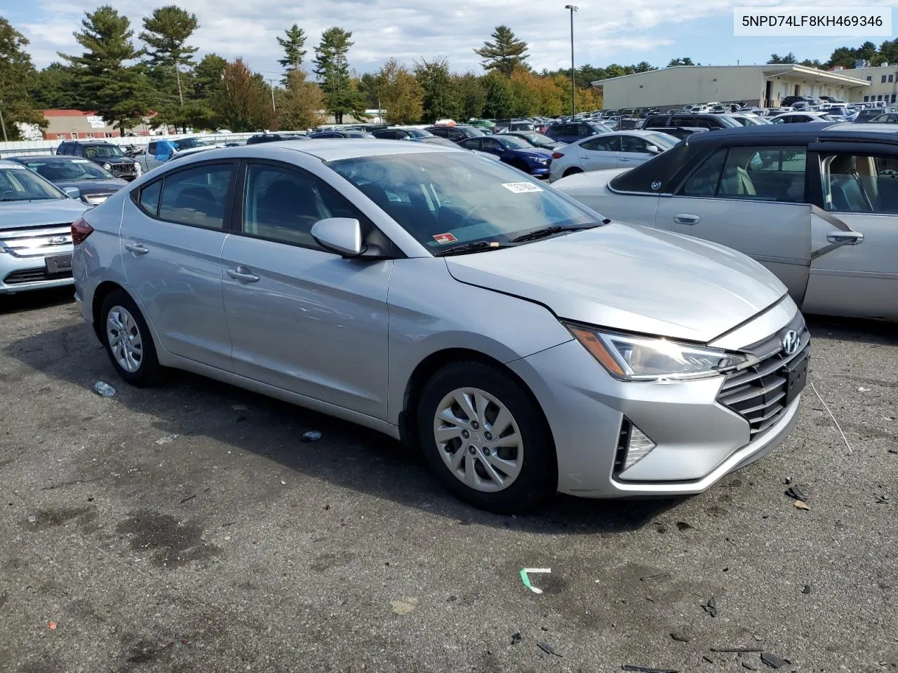 2019 Hyundai Elantra Se VIN: 5NPD74LF8KH469346 Lot: 73579004