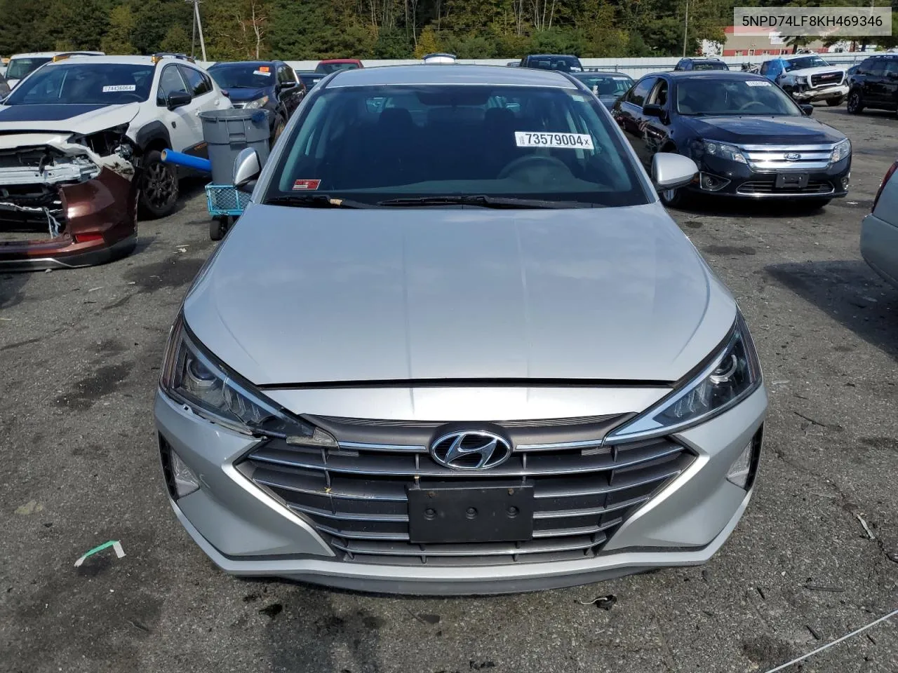 2019 Hyundai Elantra Se VIN: 5NPD74LF8KH469346 Lot: 73579004