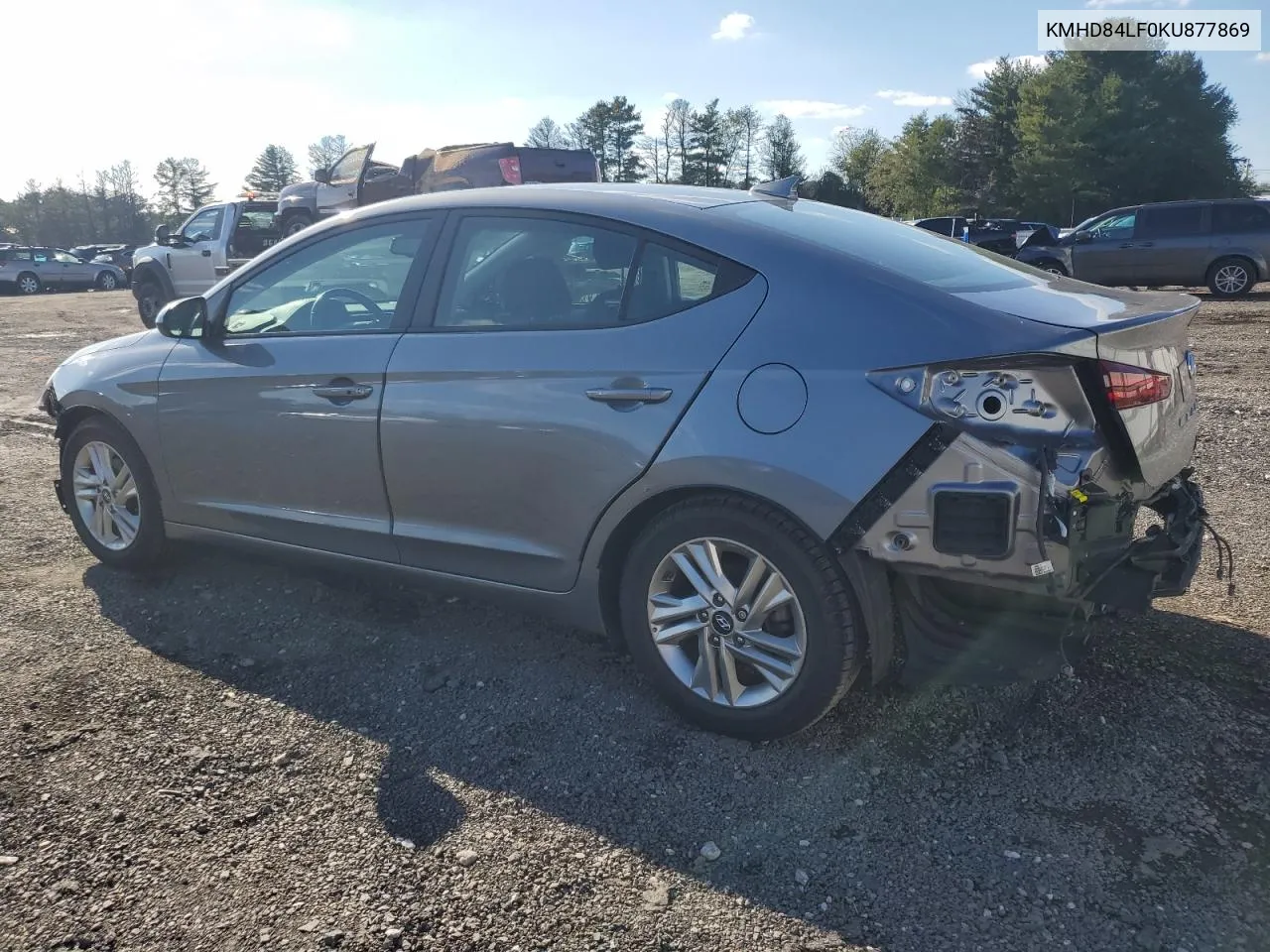 2019 Hyundai Elantra Sel VIN: KMHD84LF0KU877869 Lot: 73628664