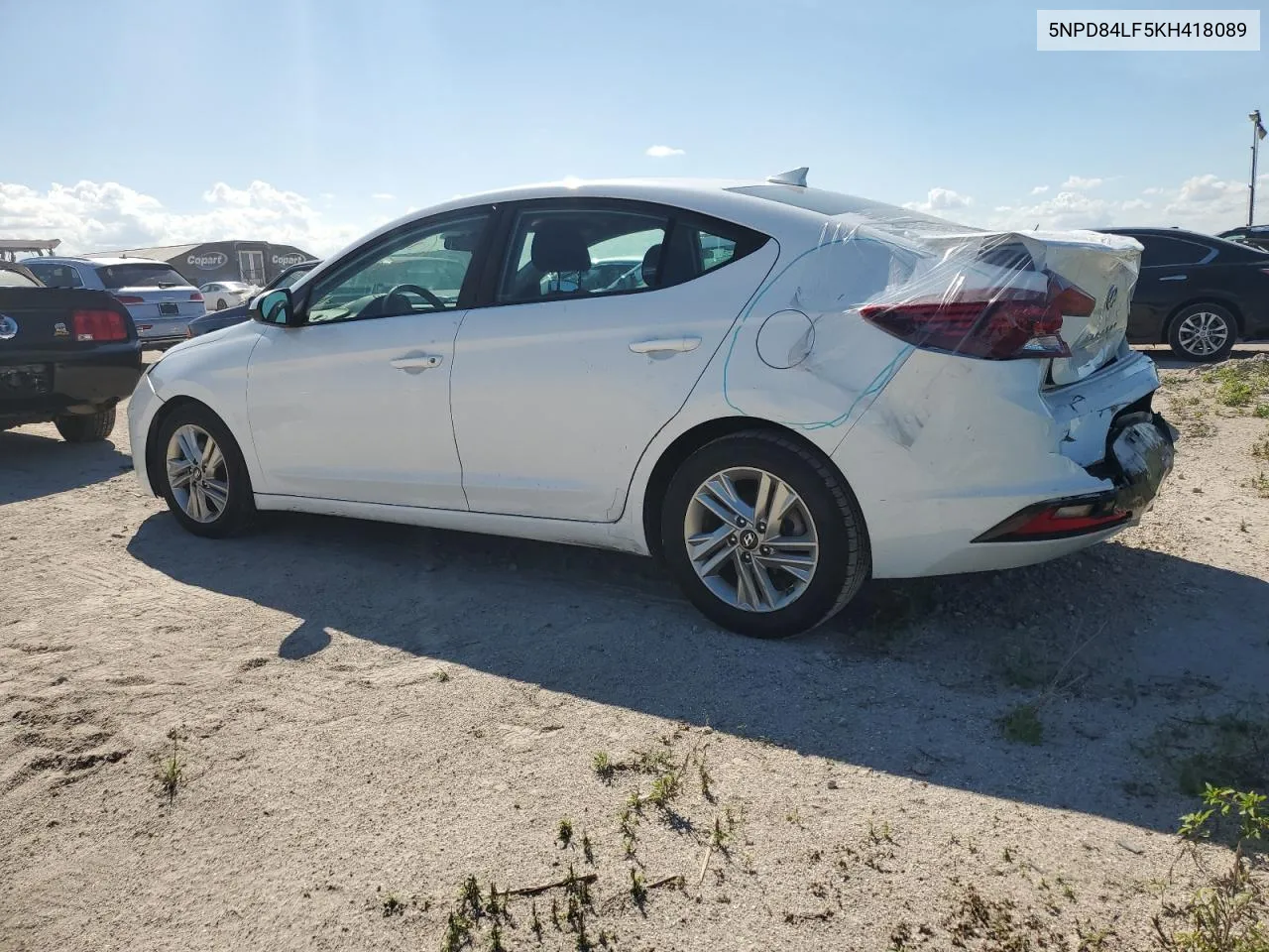 2019 Hyundai Elantra Sel VIN: 5NPD84LF5KH418089 Lot: 73762054