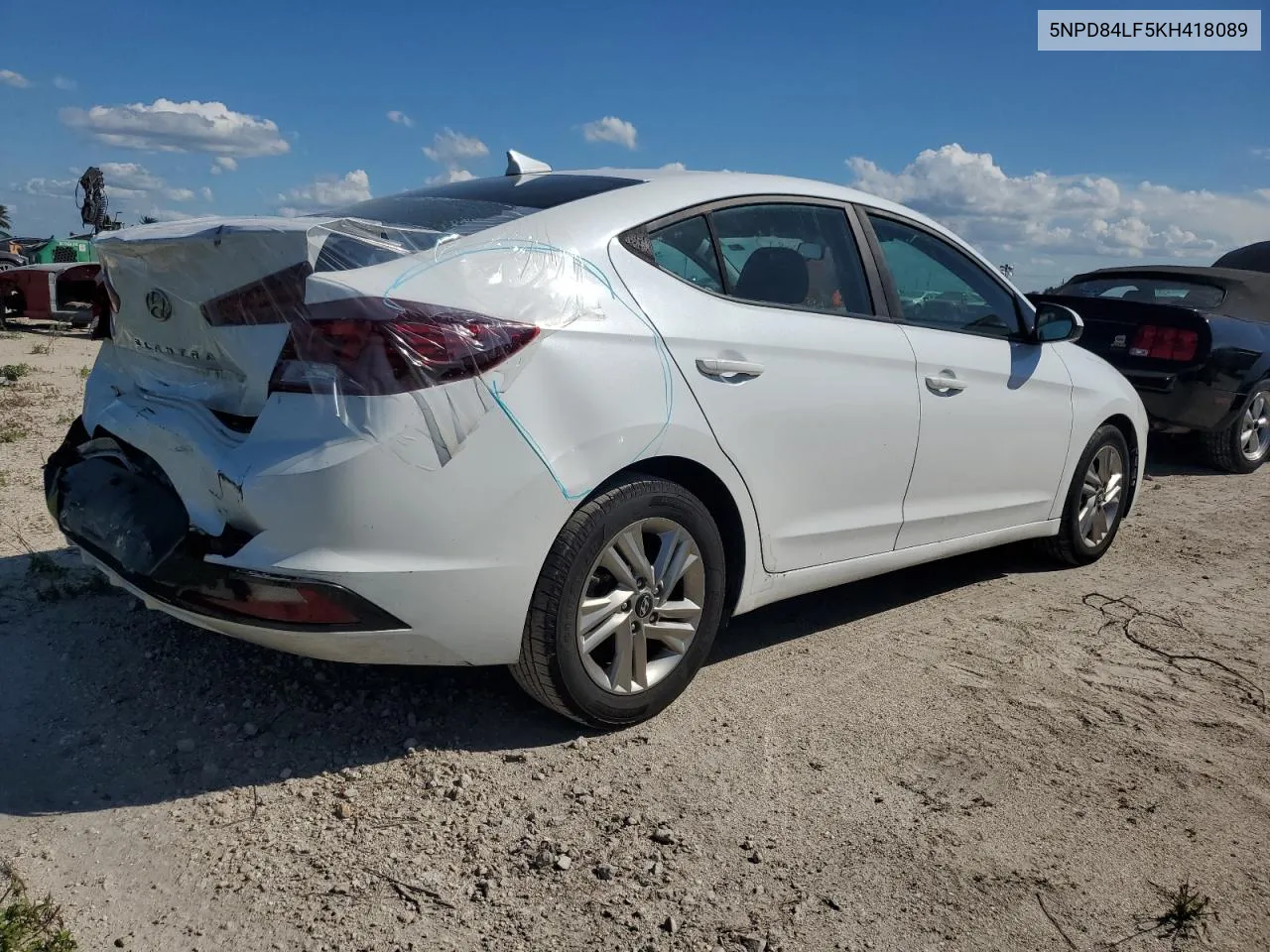 2019 Hyundai Elantra Sel VIN: 5NPD84LF5KH418089 Lot: 73762054