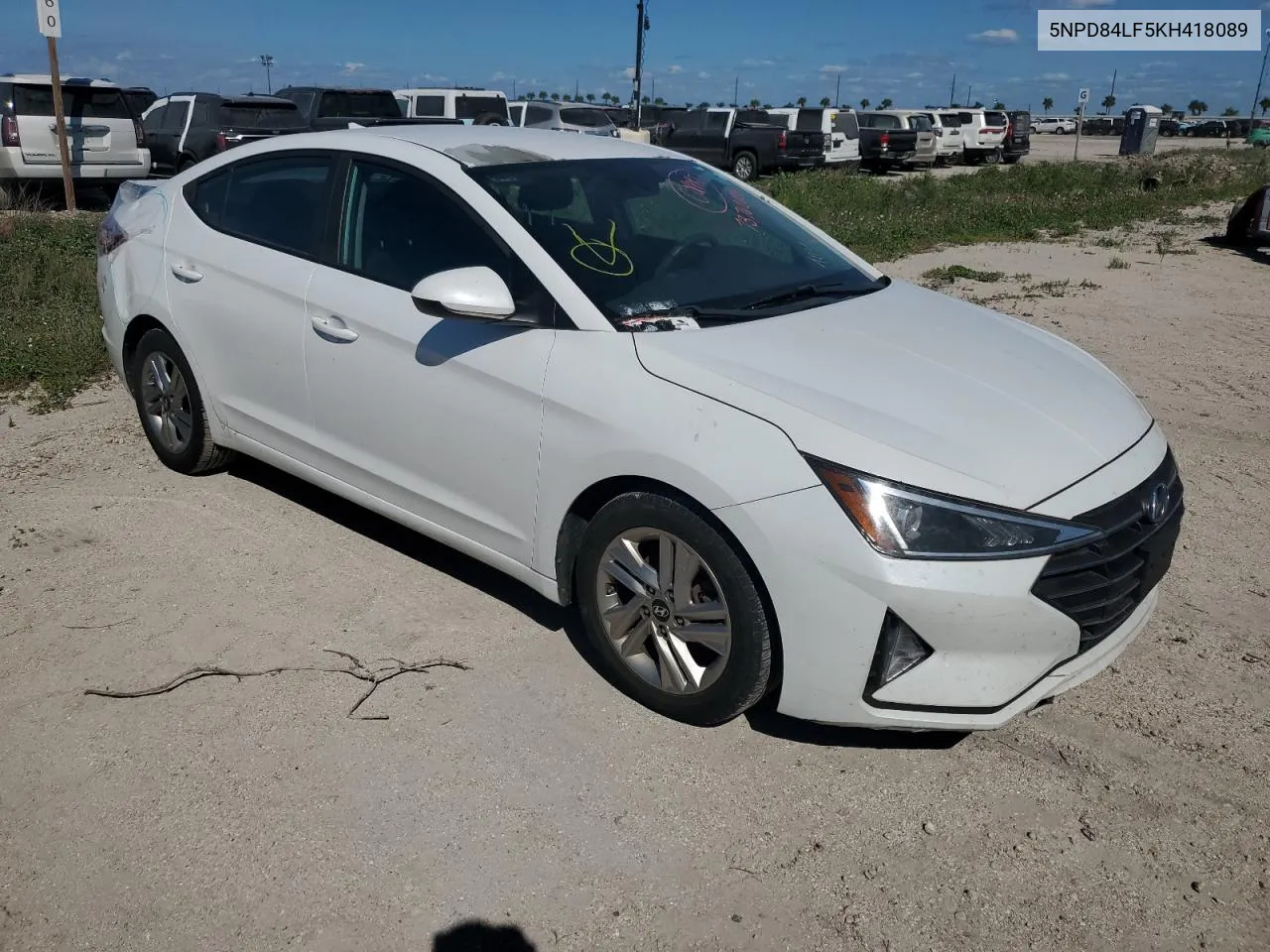 2019 Hyundai Elantra Sel VIN: 5NPD84LF5KH418089 Lot: 73762054