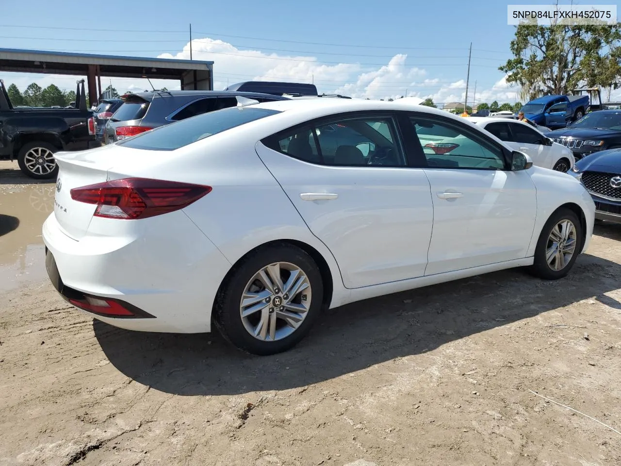 2019 Hyundai Elantra Sel VIN: 5NPD84LFXKH452075 Lot: 73842134