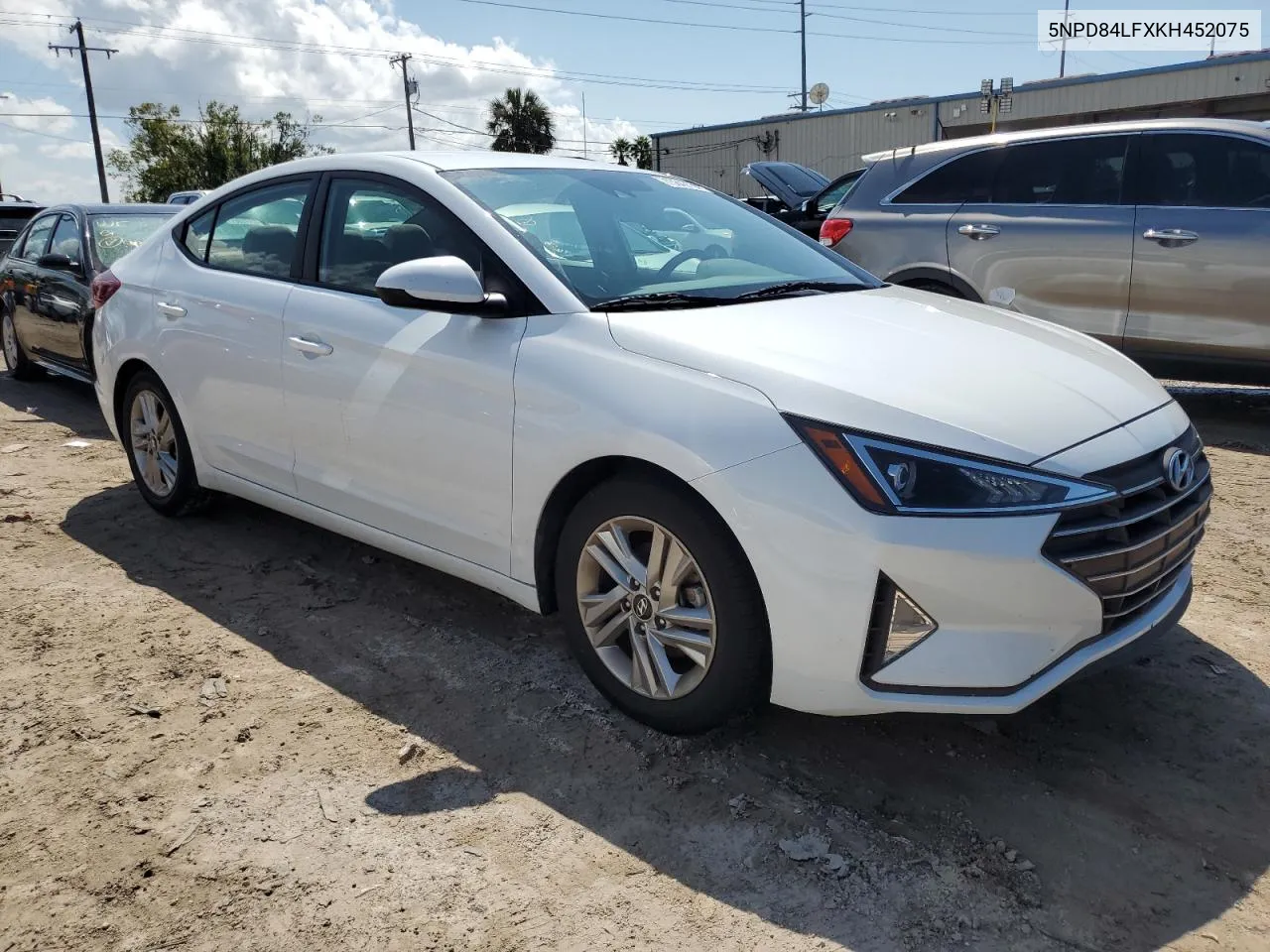 2019 Hyundai Elantra Sel VIN: 5NPD84LFXKH452075 Lot: 73842134